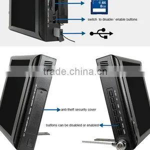 TFT 10" Usb Touch Screen Lcd Monitor, Electronic Advertising Touch Screen Signage, Mini Retail Store Programmable Display thumbnail-4