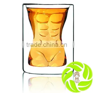 Special Wholesale Chinese Teaset Man and Woman Style Tea Cup Lovers Teaset Glass Teaware thumbnail-1