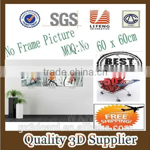 New Material PET 1.5mm No Frame Picture 3d Pictures of Animals thumbnail-1