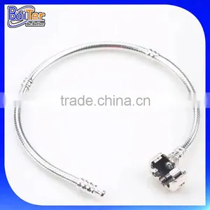 Mens&Womens DIY Adjustable Changeable Stainless Steel Ball End Screw Off Charm Bracelet Cuff Bangle Bracelet thumbnail-4