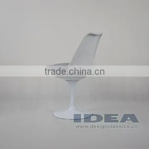 Replica Eero Saarinen Tulip Chair - Grey Cushion thumbnail-5