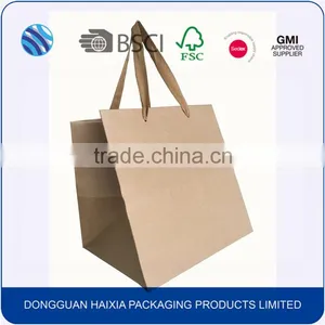 Eco-friendly Custom Size Wholesale Flat Bottom Brown Kraft Paper Bag thumbnail-1