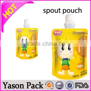 Yason Bottom Gusset Spout Pouches for Drink Disposable Spout Pouch Aluminum Foil Spout Pouch thumbnail-1