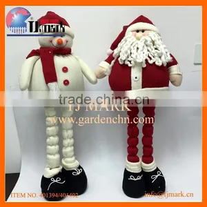 CHRISTMAS STRETCH PLUSH SANTA DOLLS thumbnail-1