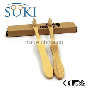 Top Quality 100% Biodegradable Environmental Charcoal Bamboo Toothbrush Natural Bamboo Handle Hotel Bamboo Toothbrush Quality Choice thumbnail-4