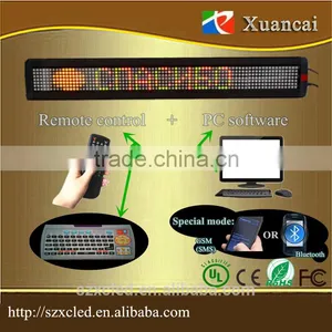 HOT! KBM500N-780RG(P7.62-7x80RGY) 65.2x9.7x3.4cm Led Wireless Keyboard Support Indoor and Outdoor Single /tricolor Led Sign thumbnail-3