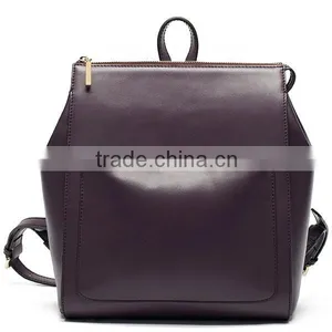 Leading New Trend Ladies Elegant Fashion University Leather Backpack thumbnail-1