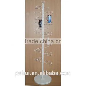 Elegant Shape Metal Floor Mugs Rack for Promotion thumbnail-2
