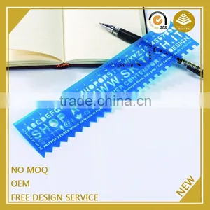 Made in Guangzhou Custom Clear Pvc Flexible Plastic Metal Rulers Promotional thumbnail-1