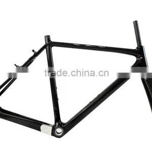 V Brake And Disc Brake Carbon Fiber Cyclocross Frame OEM Carbon Cyclocross Frame thumbnail-1