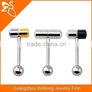 Free Sample Tongue Rings, Penis Pill Tongue Piercing Jewelry,magnetic Vibrating Tongue Ring thumbnail-1