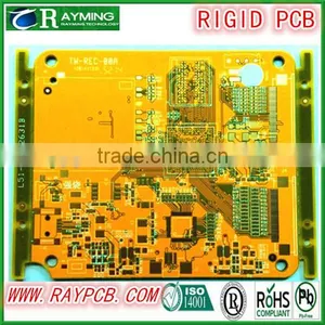 2015 Yellow Soldermask 6.0mm Thickness Teflon 6100 PCB thumbnail-1