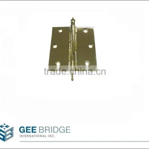 0203113 Steel Ball Plain Bearing Door Butt Hinge With Steeple Tip thumbnail-1