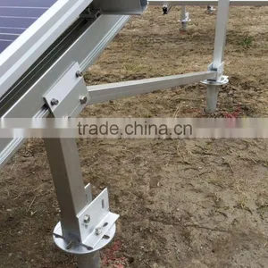 Galvanized Ground PV Solar Mounting System With Solar Bracket thumbnail-2