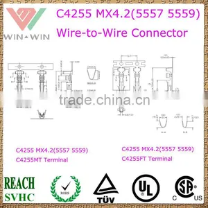 4.2mm Pitch C4255 MX4.2 (5557 5559) Electronic Wire to Wire Connector thumbnail-4