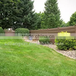 New Design Dark Brown Vinyl Fence thumbnail-3