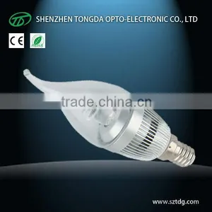 3w High Lumen E14 Led Light Pipe Candle Light(CE& Rohs) thumbnail-1