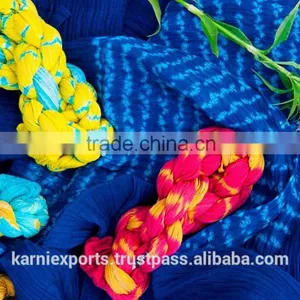 Hand Embroidered Pashmina Shawl / 2016 New Design Stoles Bandhage Tie & Dye Stoles Beautiful Ethnic Stoles thumbnail-1