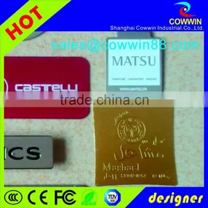 Bulk Personalized Metal Logo Label for Handbag for Sale thumbnail-5