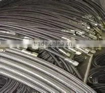 PTFE Tube 2 Inch Stainless Steel Braided PTFE Smooth Bore Teflon Hoses thumbnail-1