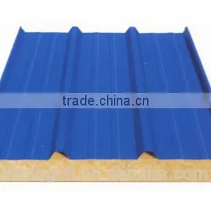 Good Qulity Fireproof Rock Wool Sandwich Panels thumbnail-2