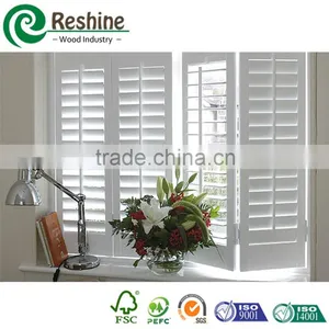 Plastic Window Blind PVC Plantation Shutter Louvers thumbnail-2