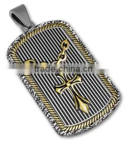 316L Stainless Steel Wholesale Dog Tag Pendant thumbnail-1