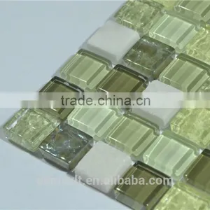 Hight- Grade Design Crystal Glass Mosaic for Kicthen Wall thumbnail-3