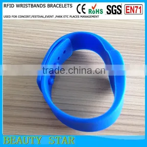 High Quality Programmable RFID Wristbands Size Adjustable thumbnail-3