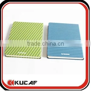Stripe Design A5 PU Notebooks From Notebook Manufacturer thumbnail-3