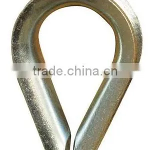 Drop Forged Hardware Alloy Steel/carbon Steel Lifting Hoist European Style 13411-1 Thimble thumbnail-1