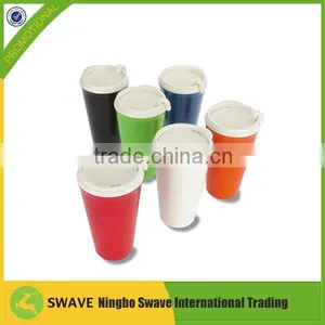 Manufacturer Cheap Travel Mug Plastic Mug thumbnail-1