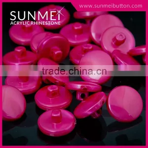 Lead Free ab Acrylic Round Oriental Button for Cloth thumbnail-2