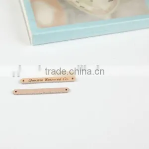 Guangzhou Leather Label Factory Customs Synthetic Waist Leather Patch thumbnail-1