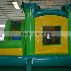 Selling Popular Mini Green Combo Inflatable Combo Bouncer for Children thumbnail-4