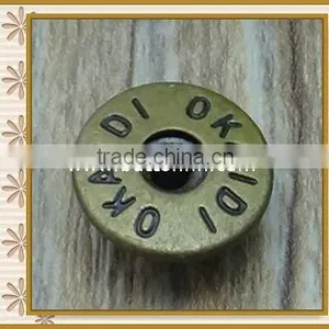 Factory Wholesale Metal Look Plastic Buttons thumbnail-1