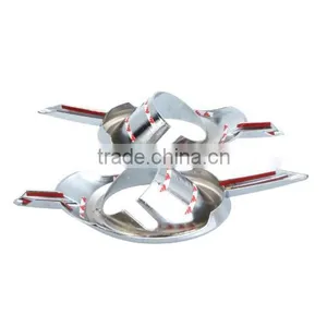 2Pcs L/R ABS Chrome Front Fog Lamp Cover thumbnail-3