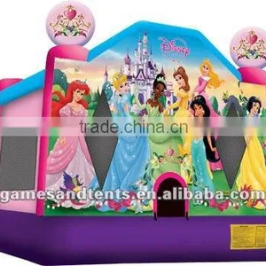 Inflatable Castle Princess Jumper A2100 thumbnail-1