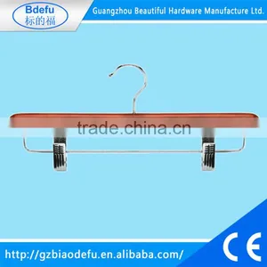 Customed Logo Natural Wooden Hanger For Clothes thumbnail-1