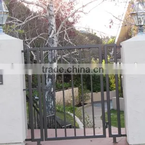 Best Seller Supply Custom Wrought Iron Pool Gate, Iron Walk Way Gates, Scroll Garden Gate on Online Shopping thumbnail-4