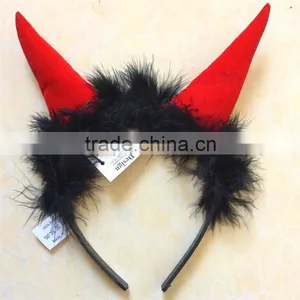 Wholesale Cheap Halloween Decorative Headband Red Devil Headband thumbnail-1