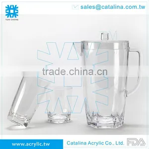 Clear Acrylic 2.47L Plastic Water Bottle Pitcher thumbnail-4