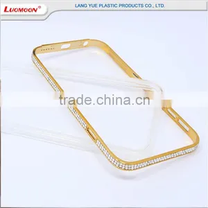 New Detachable TPU + PC 2 in 1 Flexional Diamond 4.7inch Transparent Cell Phone Case for Iphone 6, Mobile Phone Case thumbnail-2