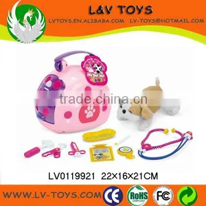 2014 New Arrival Plush Animal and Doctor Set With Basket thumbnail-1