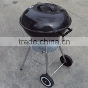 17 Inch Porcelain Enameled Surface Treatment Kettle Foldable Bbq Grill thumbnail-4