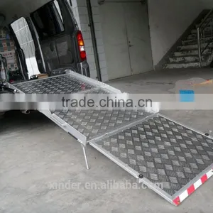 BMWR-3 Folding Manual Wheelchair Ramp for Van thumbnail-5