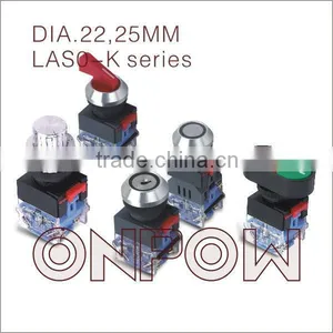 ONPOW Industrial Push Button(LAS0-Kseries,22mm,30mm,VDE,CE,ROHS,IP65) thumbnail-1