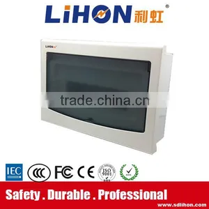 Types Lid 7-10 Way Electrical Distribution Box With Din Rail and Copper Terminal thumbnail-1