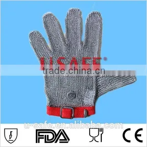 High Quality and Low Price Stainless Steel Ring Mesh Gloves thumbnail-1