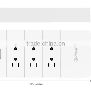 6 Outlet 5 Port USB Smart Power Strip US Plug CE UL ETL CETL Certictication Socket Electrical Plug Extension Cord thumbnail-5